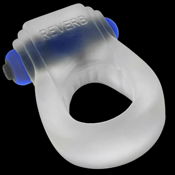 Vibrating cockring Hünkyjunk REVRING Cockring Clear Ice 36451