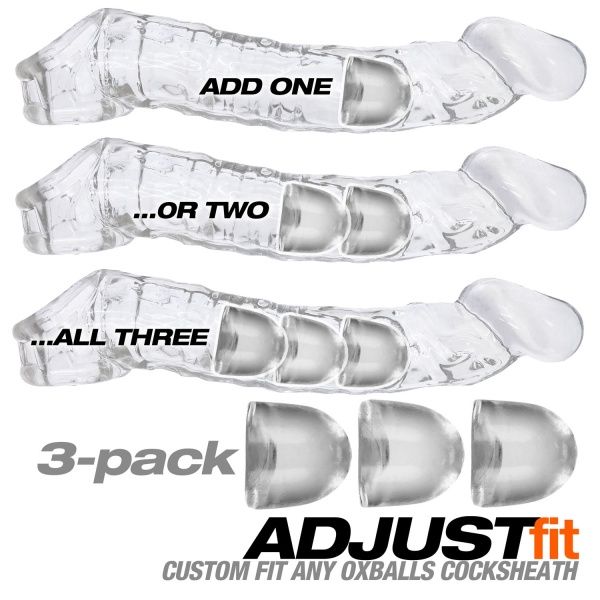 ADJUSTFIT 3-Pack Cocksheath Inserts OXBALLS - 1
