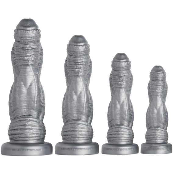 Consolador de fantasía Hankeys Toys HORNY RHINO Gun Metal S 36706