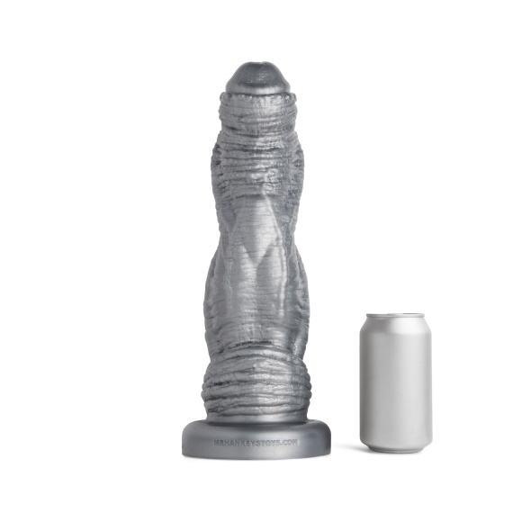 Consolador de fantasía Hankeys Toys HORNY RHINO Gun Metal XL 36729