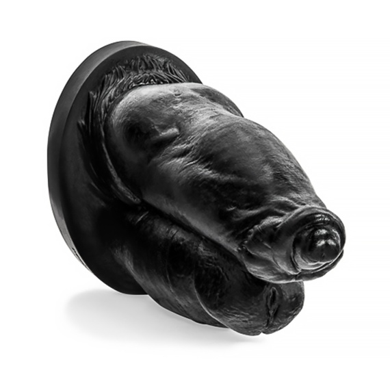 Realistischer Dildo Hankeys Toys DOUBLE DILDO Black XL 36834