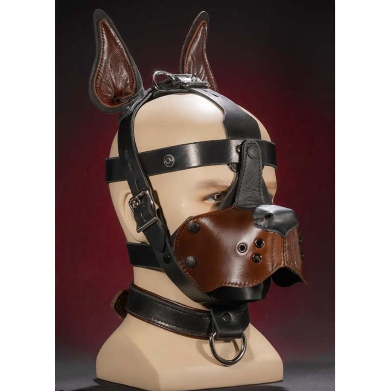 Bondage Dog Muzzle Marrón 36969