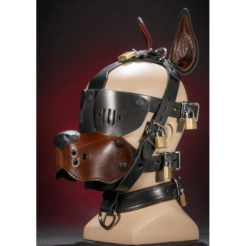 Bondage Dog Muzzle Brown 36971