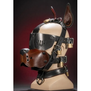 Bondage Dog Muzzle Marrón 36971