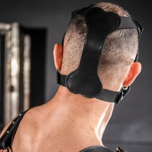 Bone Hound Puppy Muzzle - Black 37060