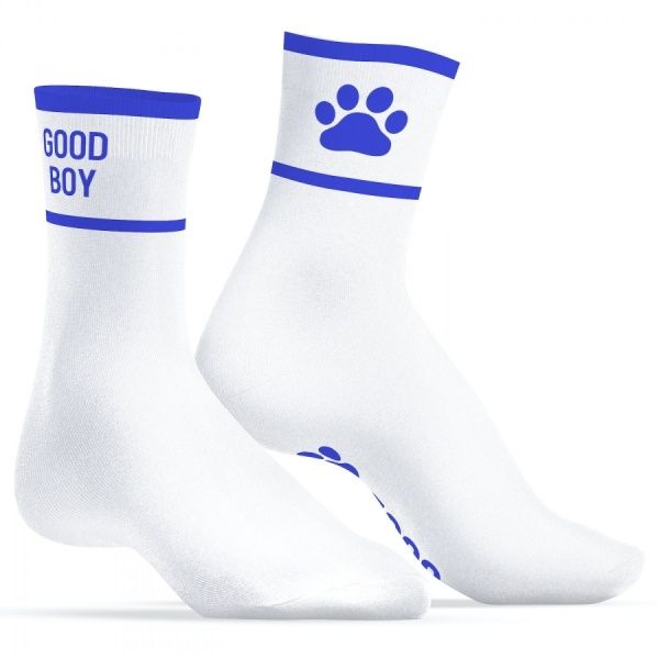 Calcetines Good Boy Blanco-Azul 37473