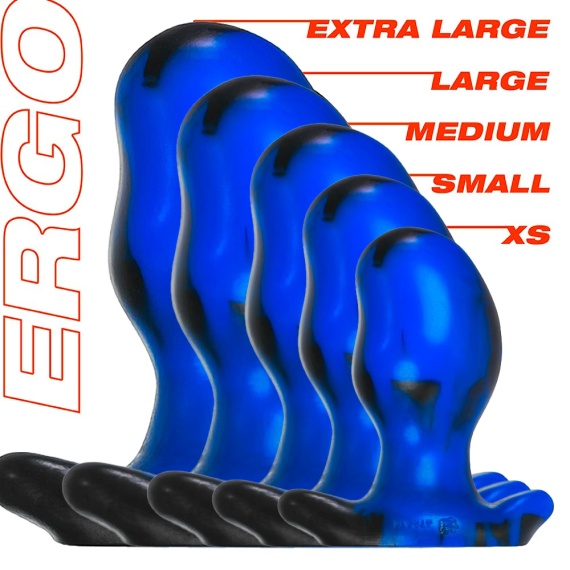 Silikon-plug OXBALLS Plug Anal ERGO PLATINUM Blau 37496