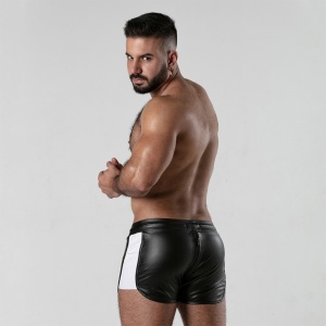 Backroom 3 Way Zipper Short White 37976