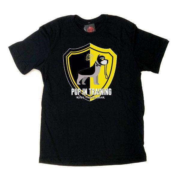 Pup In Training Tee Shirt Jaune 37991