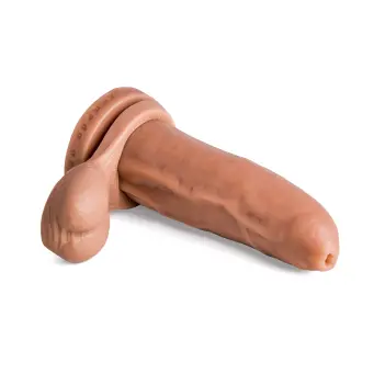 Dildo réaliste Can Opener Uncut Hankey's Toys, 28 cm | Dark-Ink