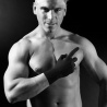 100 Gants de Fist en Latex Noir 300mm 38294 1