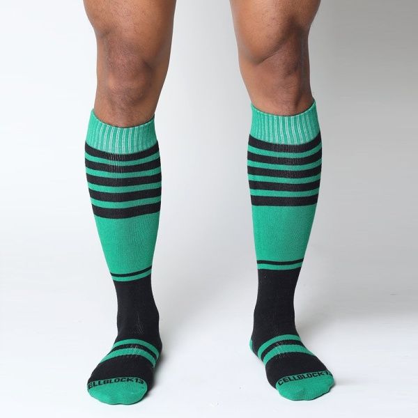 MIDFIELD Green Knee Socks 38310