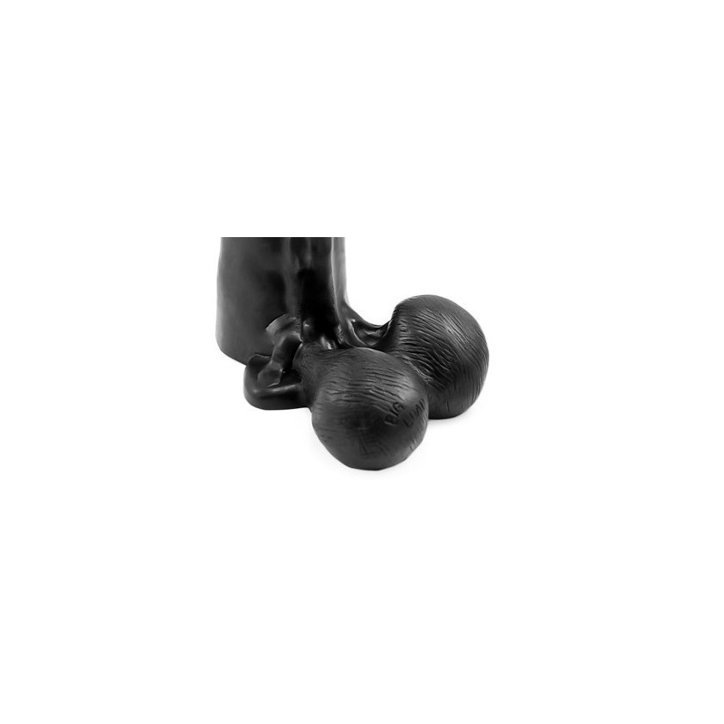BIG LOAD gode massif en silicone noir 38384