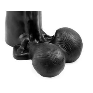 BIG LOAD massive leaking Silicone dildo Black 38384