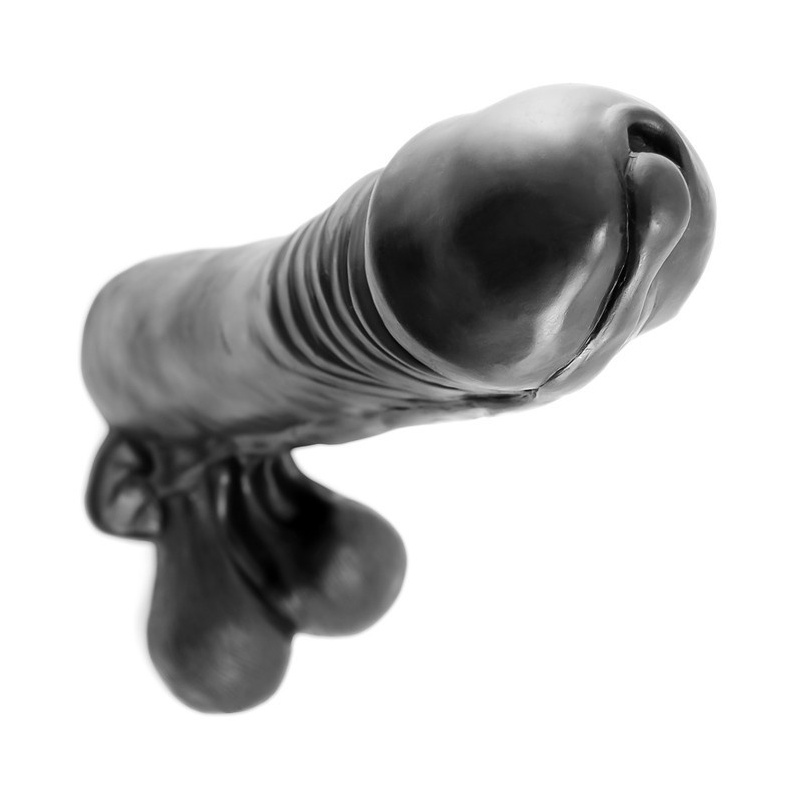 BIG LOAD gode massif en silicone noir 38386