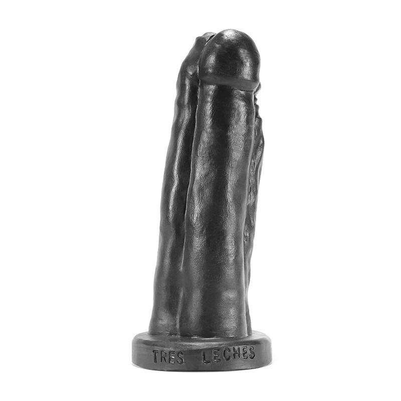 TRES LECHES triple black dildo 38413