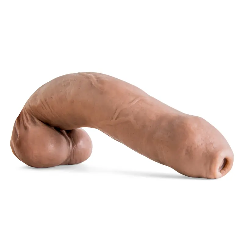 Dildo réaliste Firehose Hankey's Toys, non circoncis, 29 cm | Dark-Ink