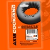 AXIS rubbery inner-ribbed bulge-fit comfort cockring 38499 1