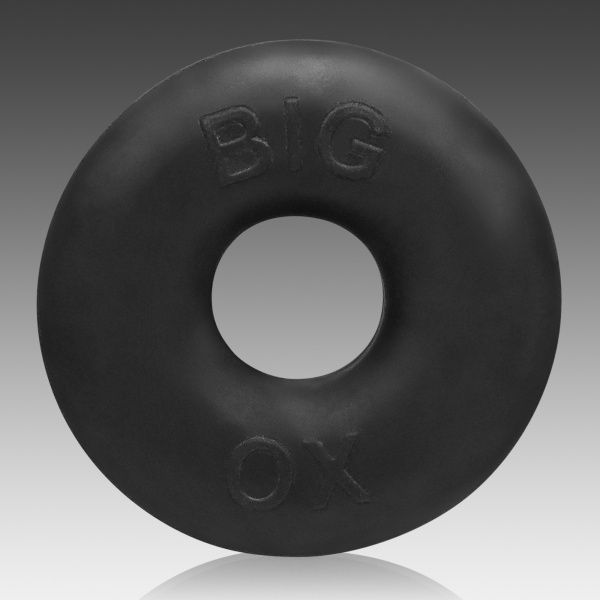Big-Ox Cockring & Ballstretcher Negro 38882