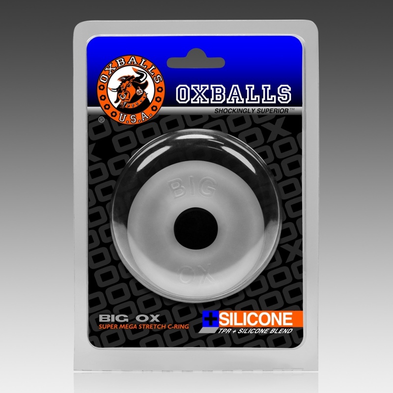 Big-Ox Cockring & Ballstretcher Clear 38893