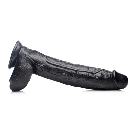Consoladores XXL Master Series Consolador Raging Rhino 44cm Veiny Negro 38897