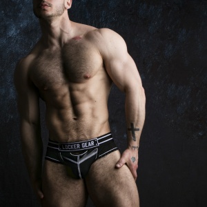 Bottomless Front Opening Brief Blanco 39337