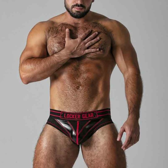 Locker Gear LOCKER GEAR Massive Rude Jock Brief Rot 39368