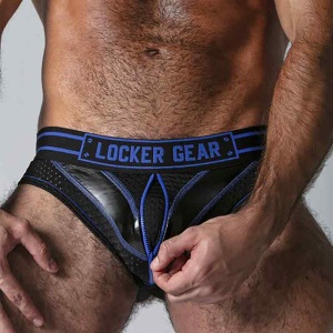 Massive Rude Jock Brief Blau 39371