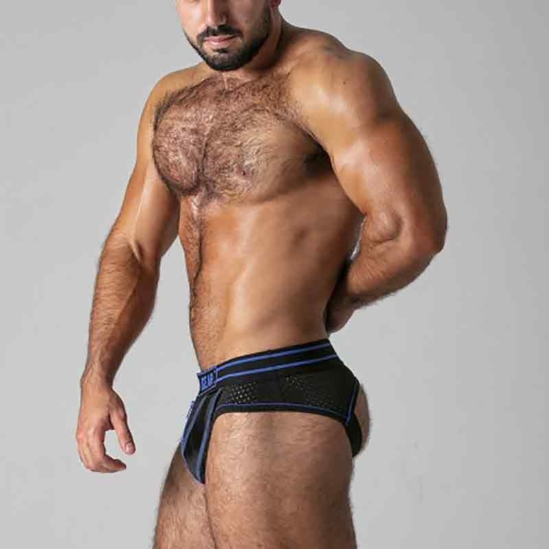 Massive Rude Jock Brief Bleu 39372