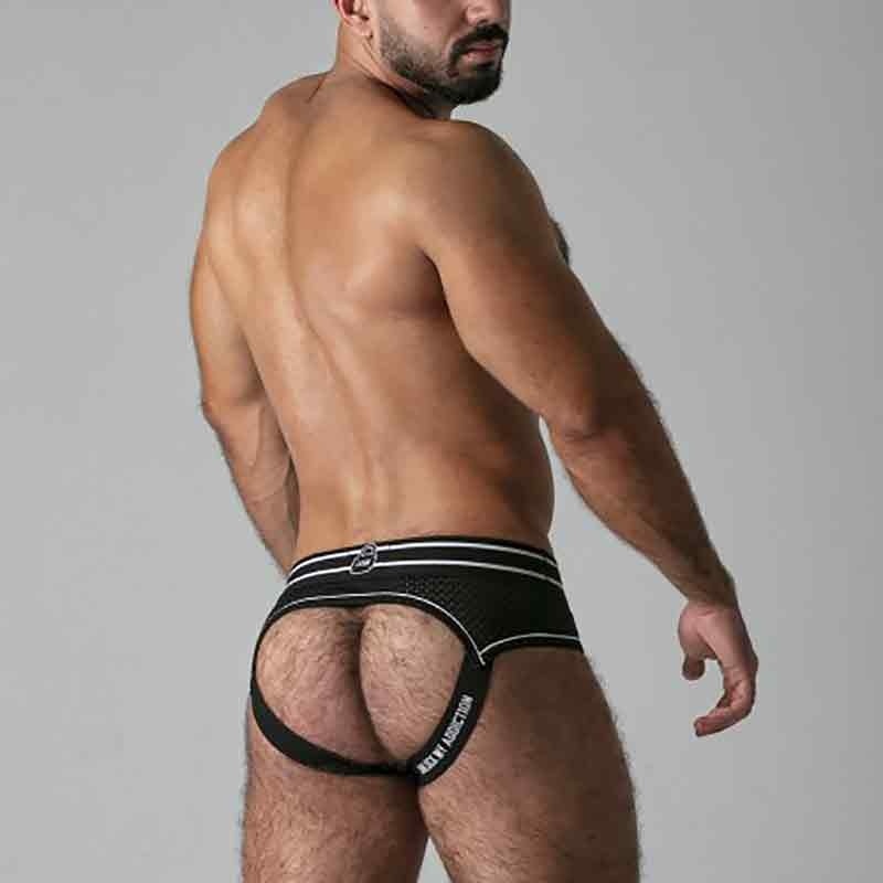 Massive Rude Jock Brief Blanc 39377