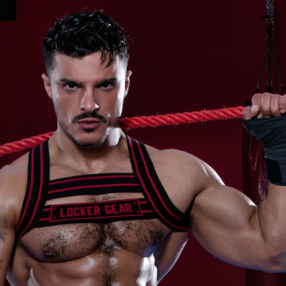 Arnés LOCKER GEAR Arnés Grab Him Rojo 39389