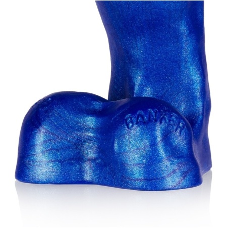 Banker Blueballs Metallic Silicone Thick Dick 39575
