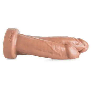 Hankey's Toys Three Amigos Triple Dildo, 4 firmness levels | Dark-Ink
