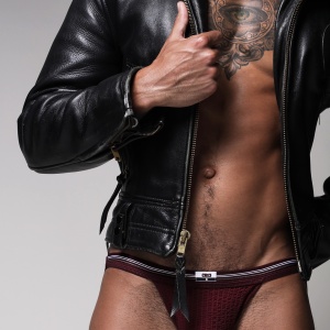 Jockstrap Tight End Swimmer Burgundy 40033