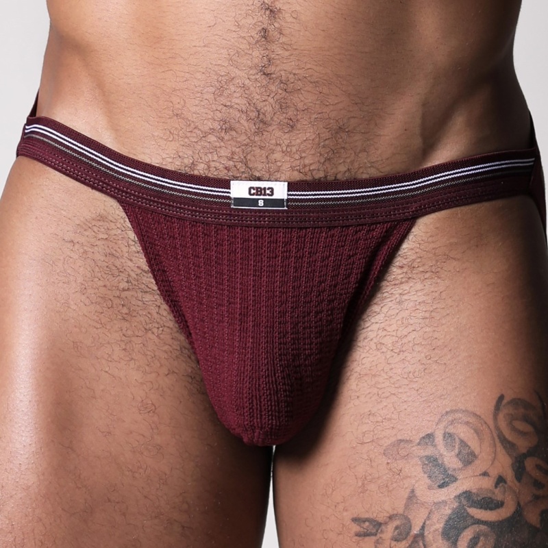Jockstrap Tight End Swimmer Burgundy 40036