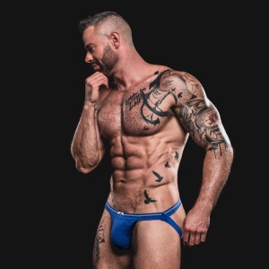 Jockstrap Tight End Swimmer Blau 40037