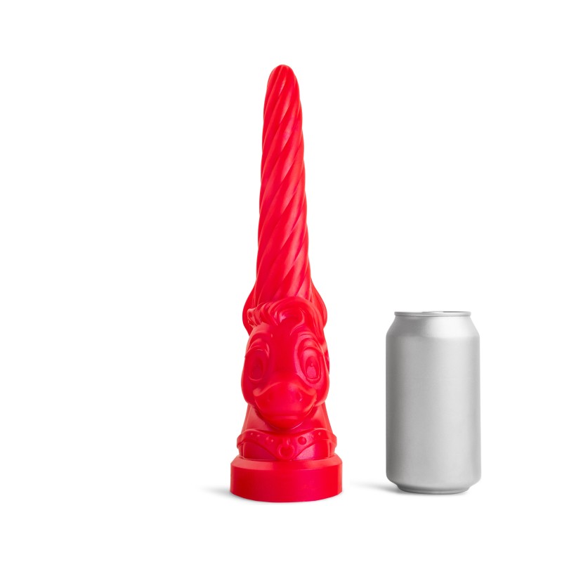 Unicorn dildo red