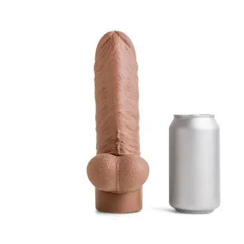 Hankey's Toys Latin Lover realistischer Dildo, Penisring | Dark-Ink