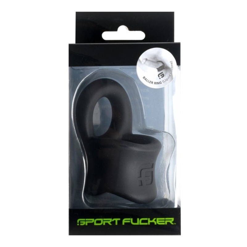 BALLER RING LIQUID SILICONE BLACK 40590