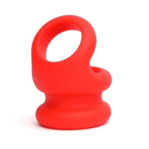 Switch Hitter Cockring Ballstretcher Rouge 40827