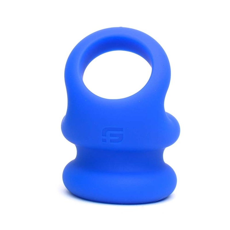 Switch Hitter Cockring Ballstretcher Azul 40845