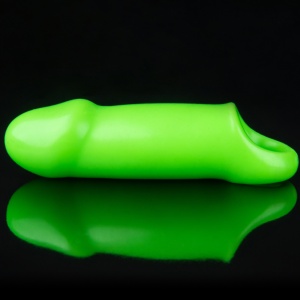 Smooth Thick Stretchy Penis Sheath - Glow in the Dark 41152