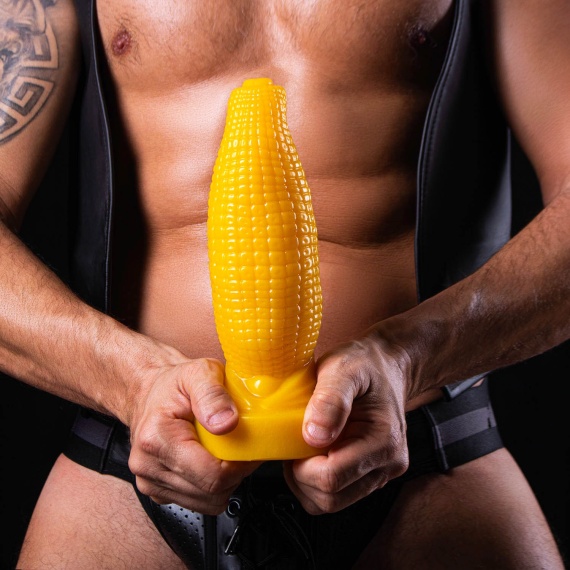 Gode taille Médium Hankeys Toys Plug CORN DILDO M-L 41224