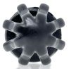 Airhole Analplug gerippt Schwarz 41503 1