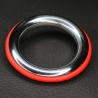 Ze Cazzo Cockring steel and silicone Red 41651 1