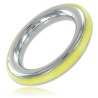 Ze Cazzo Cockring steel and yellow silicone 41655 1