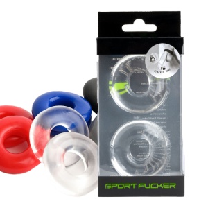 Stacker Rings Pack de 2 Anneaux empilables Clear 41779
