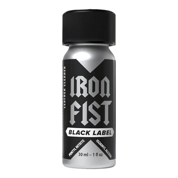 Poppers & Leather Cleaners PWD FACTORY Iron Fist Black Label Amyl Pentyl 30ml 41918