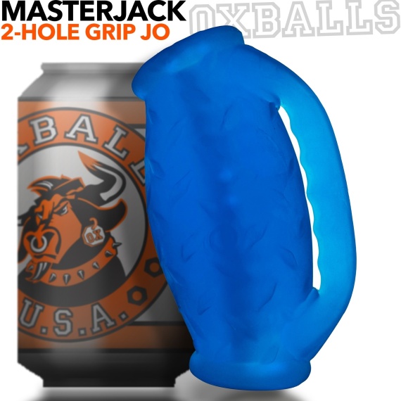 Stroker OXBALLS copy of MASTERJACK double penetration JO BLACK ICE 41940