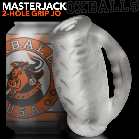 Stroker OXBALLS copy of MASTERJACK double penetration JO BLACK ICE 41959